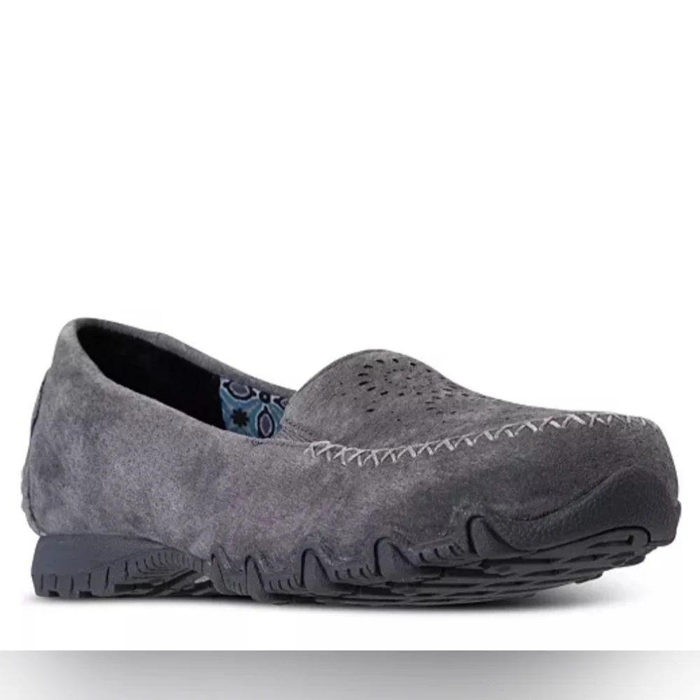 SKECHERS BIKERS TRAFFIC CASUAL WALKING SNEAKERS. SIZE 10. GREY.